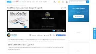 
                            12. Blood Moon Diana Login Music - League Of Legends - NhacCuaTui