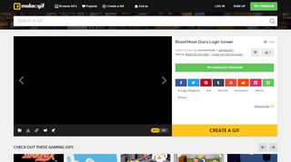 
                            6. Blood Moon Diana Login Screen on Make a GIF