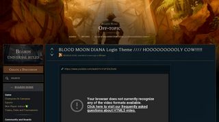 
                            8. BLOOD MOON DIANA Login Theme //// HOOOOOOOOOLY COW!!!!!