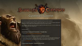 
                            2. Bloodline Champions Support