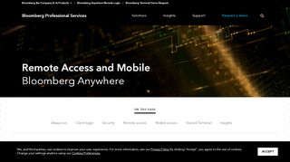 
                            2. Bloomberg Anywhere | Bloomberg Professional Services