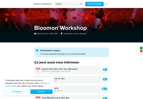 
                            12. Bloomon Workshop - Acheter et vendre des billets – TicketSwap