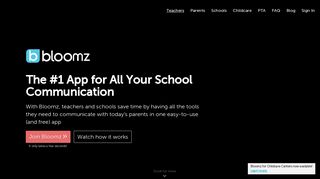 
                            9. Bloomz - The Parent Communication App for Schools & Teachers