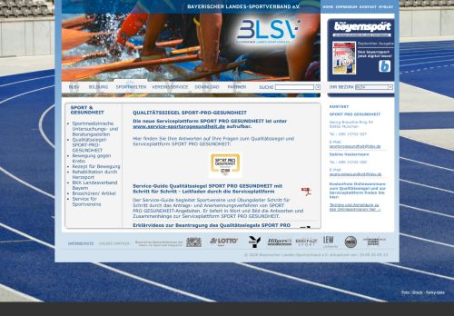 
                            6. BLSV - Qualitätssiegel-SPORT-PRO-GESUNDHEIT