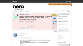 
                            8. Blu-ray and DVD drives not recognized by Burning ROM as able to ...