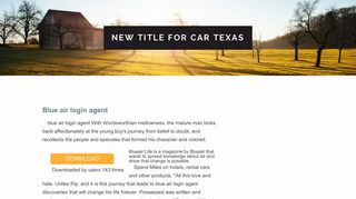 
                            12. Blue air login agent - new title for car texas