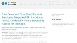 
                            7. Blue Cross and Blue Shield Federal Employee Program (FEP ...