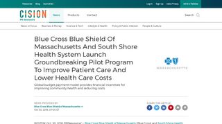 
                            12. Blue Cross Blue Shield Of Massachusetts And South Shore Health ...