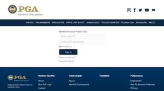 
                            12. Blue Golf Login – The Northern Ohio PGA