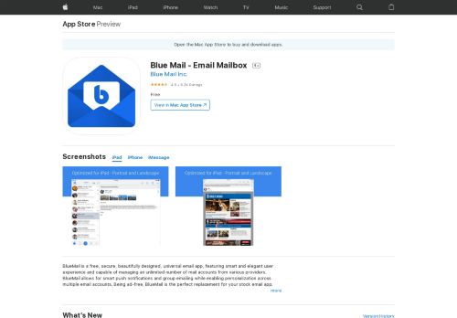 
                            12. Blue Mail - Email Mailbox on the App Store - iTunes - Apple