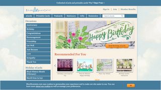 
                            12. Blue Mountain: Free eCards & Greeting Cards