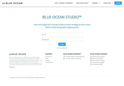 
                            10. Blue Ocean Academy™ | Login