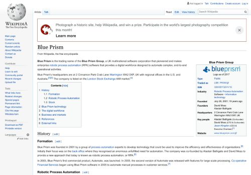 
                            12. Blue Prism - Wikipedia