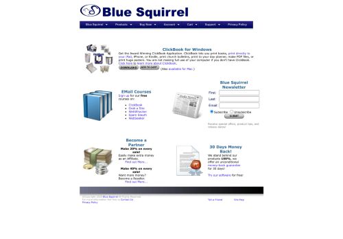 
                            3. Blue Squirrel Home Page