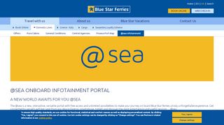
                            5. Blue Star Ferries - @sea infotainment