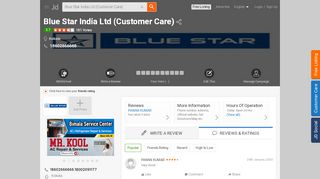 
                            3. Blue Star India Ltd (Customer Care) - AC Repair & Services-Blue Star ...