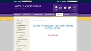 
                            9. Blue Team / Portal Login Page - Sayville Public Schools