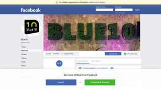 
                            9. Blue10 - Reviews | Facebook