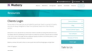 
                            13. Blueberry Consultants | Resources | Client Login
