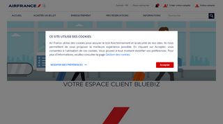 
                            13. BlueBiz Air France Tunisie - Espace client
