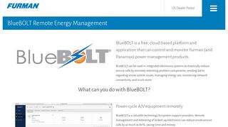 
                            3. BlueBOLT Remote Energy Management | Furman Power | Purifying ...