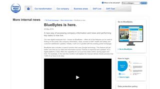 
                            8. BlueBytes is here. - More internal news - Thames Water intranet