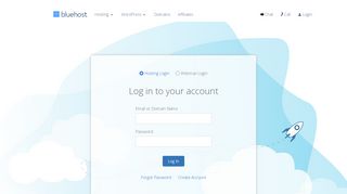 
                            7. Bluehost: Account Login