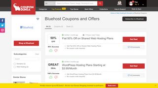 
                            12. Bluehost Coupons & Offers, February 2019 Promo Codes