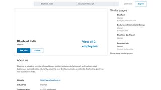 
                            9. Bluehost India | LinkedIn