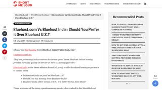 
                            5. Bluehost India Review: Should You Prefer it Over Bluehost U.S.?