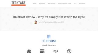 
                            11. BlueHost Review (2019) - Why It's Simply Not Worth the Hype