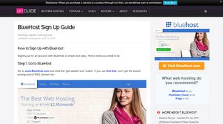 
                            8. BlueHost Sign Up Guide | Join BlueHost - Web Hosting Plan Guide