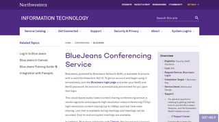 
                            6. BlueJeans Conferencing Service : Information Technology ...