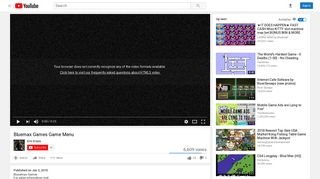 
                            12. Bluemax Games Game Menu - YouTube