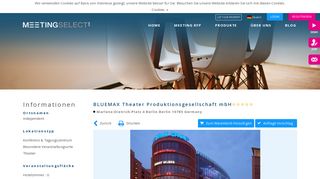
                            9. BLUEMAX Theater Produktionsgesellschaft mbH - Berlin - Germany ...