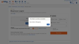 
                            12. Bluemoon Loginn Hotel Bangalore - Reviews, Photos & Offers - Goibibo
