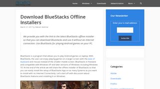 
                            13. BlueStacks Offline Installer for Windows (Direct Download Link)