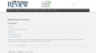 
                            6. BlueStar Retirement Services - HR Florida Review