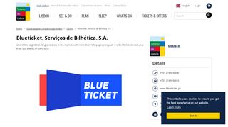 
                            8. Blueticket, Serviços de Bilhética, S.A. | Visit LISBON