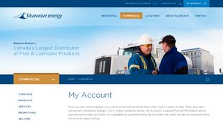 
                            12. Bluewave Energy :: My Account