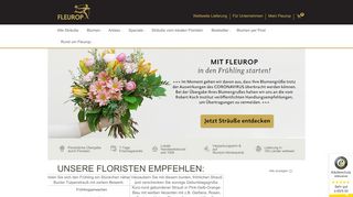 
                            3. Blumen zum Valentinstag verschicken: Blumenversand Fleurop