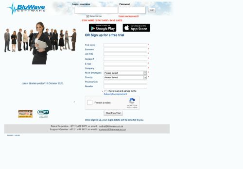 
                            4. BluwaveCRM - Login