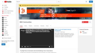 
                            5. BMC Communities - YouTube