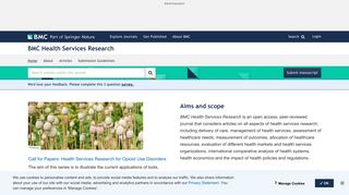 
                            2. BMC Health Services Research | Home page