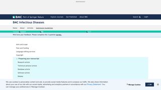 
                            3. BMC Infectious Diseases | Preparing your manuscript
