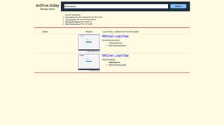 
                            5. bmcmail.eu: BMCmail - Login Page - Archive.today