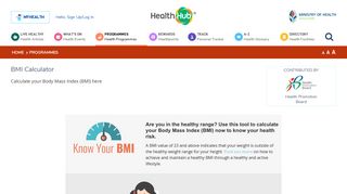 
                            6. BMI Calculator - HealthHub