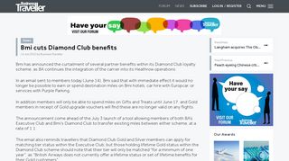 
                            5. Bmi cuts Diamond Club benefits – Business Traveller