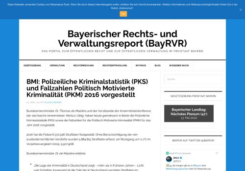 
                            5. BMI: Polizeiliche Kriminalstatistik (PKS) und Fallzahlen Politisch ...