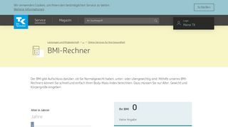 
                            10. BMI-Rechner: Das ist Ihr Body-Mass-Index | Die Techniker